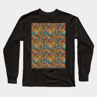 Faces of the Psychedelic Realm Long Sleeve T-Shirt